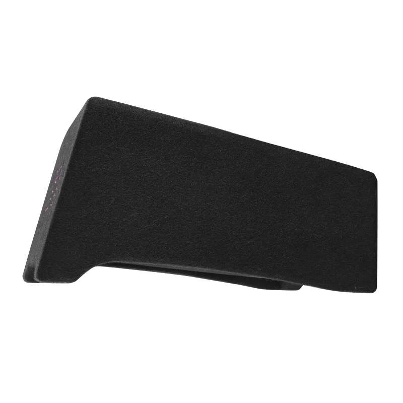DS18 Single 10in Shallow Subwoofer and Enclosure 600 Watts RMS Downfiring Sealed Black Carpet - Back View