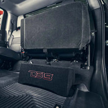Load image into Gallery viewer, DS18 Single 10in Shallow Subwoofer and Enclosure 600 Watts RMS Downfiring Sealed Black Carpet - Installation View