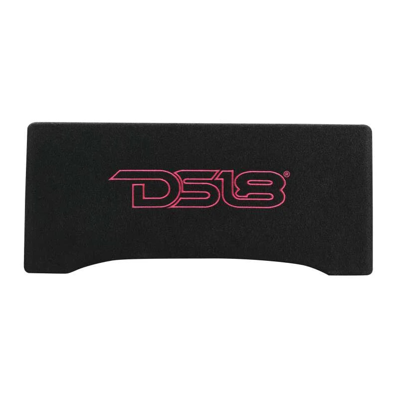 DS18 Single 10in Shallow Subwoofer and Enclosure 600 Watts RMS Downfiring Sealed Black Carpet - Additional View 6