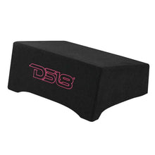 Load image into Gallery viewer, DS18 Single 10in Shallow Subwoofer and Enclosure 600 Watts RMS Downfiring Sealed Black Carpet - Additional View 8