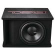Load image into Gallery viewer, DS18 Single 12in Loaded 750 Watts RMS ZR12.2D Ported Enclosure w/ Subwoofer - Back View