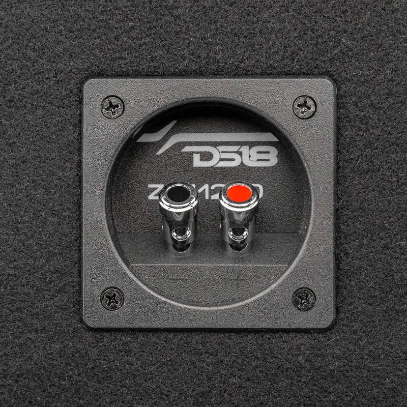 DS18 Single 12in Loaded 750 Watts RMS ZR12.2D Ported Enclosure w/ Subwoofer - Installation View