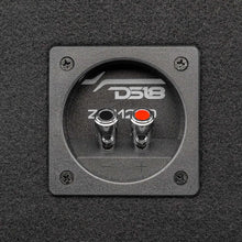 Load image into Gallery viewer, DS18 Single 12in Loaded 750 Watts RMS ZR12.2D Ported Enclosure w/ Subwoofer - Installation View