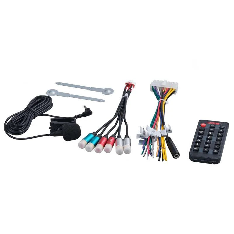DS18 Single Din Headunit Full DSP Bluetooth USB 3 Zones RGB illumination Built-In AMP 240 Watts RMS - Main Product View