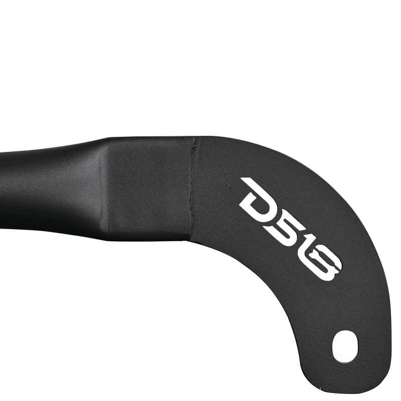 DS18 Soft Top Speaker Tower Mounting Tube - Black fits Jeep JLU - Side View