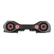 Load image into Gallery viewer, DS18 Soundbar Enclosure 2x 8in &amp; 2x 3.78in - Black fits 2018-2023 Jeep JL / JLU / JT - Side View