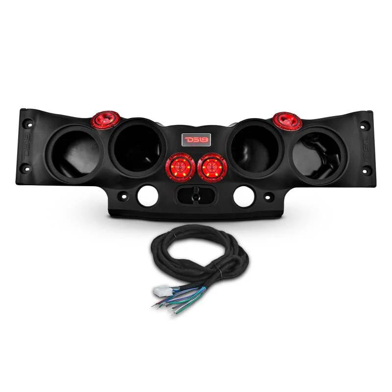 DS18 Soundbar System 4 x 8in Speakers - Black fits 2007-2018 Jeep JK / JKU - Additional View 7
