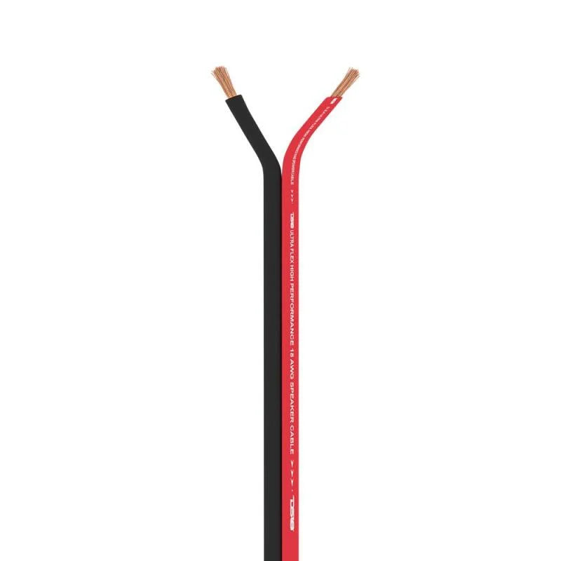 DS18 Speaker Wire 18-GA 1000-Feet Red and Black - Side View