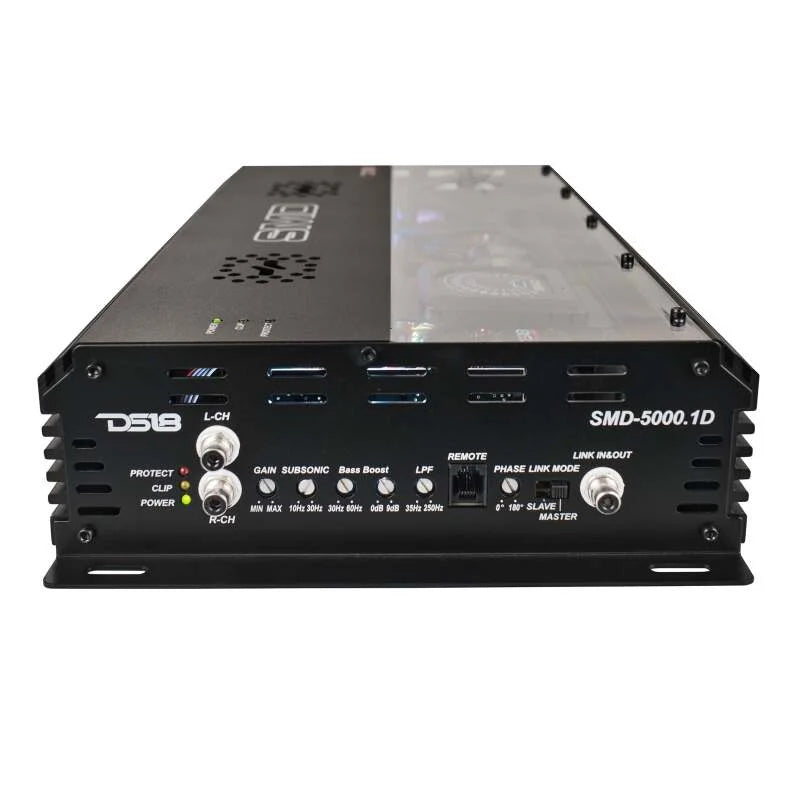 DS18 Steave Meade Colab 1-Channel Amp Class D 5000/1ohm 3500/2ohm 2000/4ohm Watts LED Lights - Additional View 6