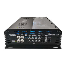 Load image into Gallery viewer, DS18 Steave Meade Colab 4-Ch Amp Class A/B 2x 1000/4ohm Bridge 4x500/2ohm 4x300/4ohm Watts LED - Additional View 6