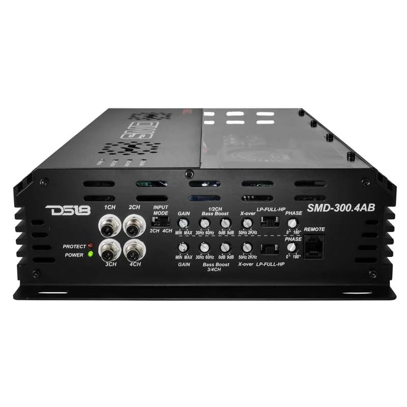 DS18 Steave Meade Colab 4-Channel Amp Class A/B 2x600/4ohm Bridge 4 x 300/2ohm 4x200/4ohm Watts LED - Main Product View