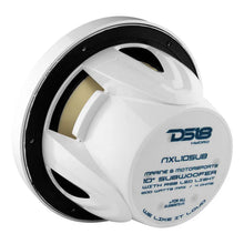 Load image into Gallery viewer, DS18 Subwoofer &amp; Enclosure 10in 300 Watts RMS 4 ohm SVC White - Installation View