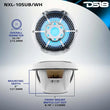 Load image into Gallery viewer, DS18 Subwoofer &amp; Enclosure 10in 300 Watts RMS 4 ohm SVC White - Additional View 7