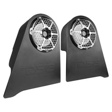 Load image into Gallery viewer, DS18 Subwoofer Enclosure 2x 12in Subwoofers Wheel Well Sealed Left &amp; Right fits 2007-2018 Jeep JK / JKU - Back View