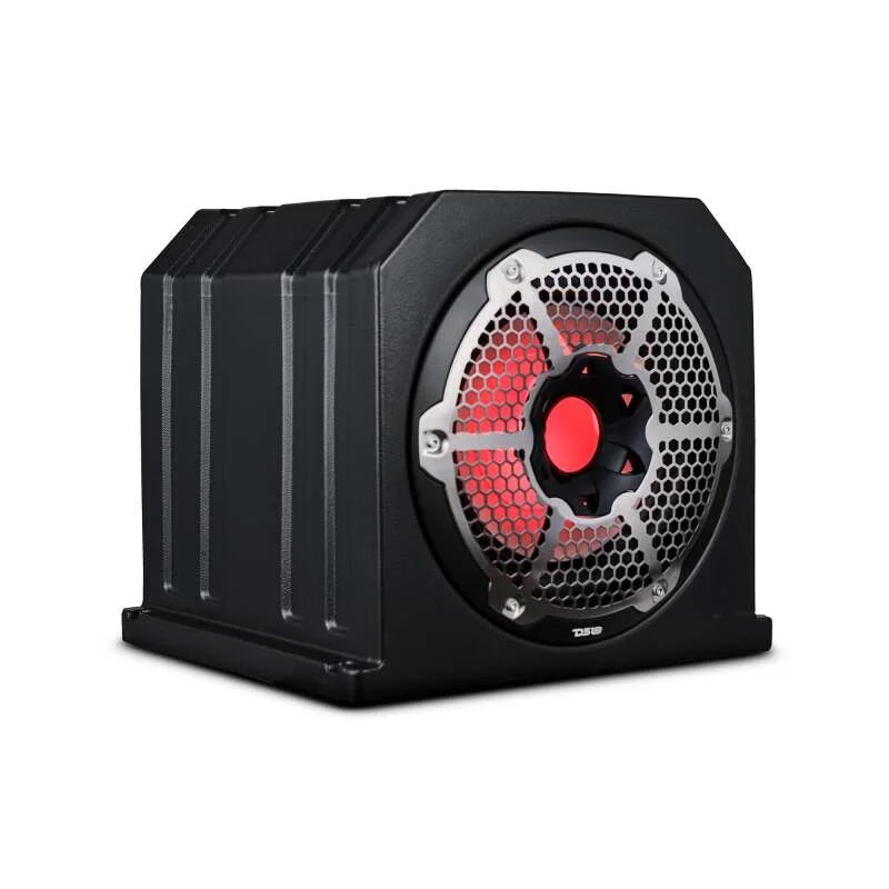 DS18 Subwoofer & Enclosure Dual 10in 350 Watts RMS 4 ohm NXL-10SUB/BK Included Black - Installation View