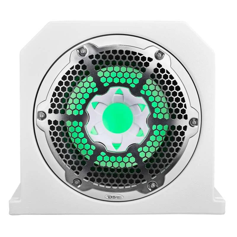 DS18 Subwoofer & Enclosure Dual 10in 350 Watts RMS 4 ohm NXL-10SUB/WH Included White - Additional View 5