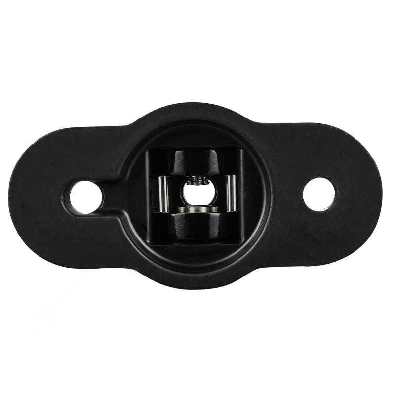DS18 Swivel Flat Mounting Bracket For NXL-X and CF-X Towers For Malibu Boats Black - Side View