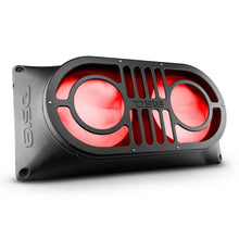 Load image into Gallery viewer, DS18 TJ/JK/JKU/JL/JLU Tailgate Enclosure Fits 2x 10in Subwoofers Grill Included - Back View