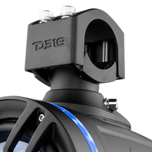 Load image into Gallery viewer, DS18 Tower Speakers 6.5in 100 Watts RMS w/ RGB LED Lights Red - Back View