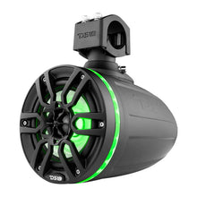 Load image into Gallery viewer, DS18 Tower Speakers 6.5in 100 Watts RMS w/ RGB LED Lights Red - Additional View 7