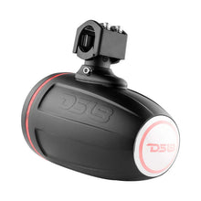 Load image into Gallery viewer, DS18 Tower Speakers 6.5in 100 Watts RMS w/ RGB LED Lights Red - Additional View 9