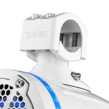 Load image into Gallery viewer, DS18 Tower Speakers 6.5in 1in Driver 150 Watts RMS w/ RGB LED Lights White - Back View