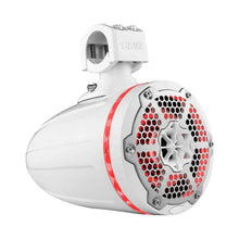 Load image into Gallery viewer, DS18 Tower Speakers 6.5in 1in Driver 150 Watts RMS w/ RGB LED Lights White - Additional View 7