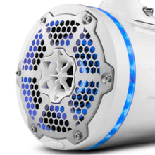 Load image into Gallery viewer, DS18 Tower Speakers 6.5in 1in Driver 150 Watts RMS w/ RGB LED Lights White - Additional View 8