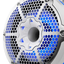 Load image into Gallery viewer, DS18 Tower Speakers Towers Speakers 10in 1in Driver 300 Watts RMS w/ RGB LED Lights White - Back View