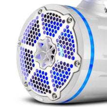 Load image into Gallery viewer, DS18 Towers With Built In Driver And Passive Radiator Tower 8in 1in 180 Watts RMS RGB LEDs White - Additional View 5