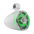 Load image into Gallery viewer, DS18 Towers With Built In Driver And Passive Radiator Tower 8in 1in 180 Watts RMS RGB LEDs White - Additional View 6