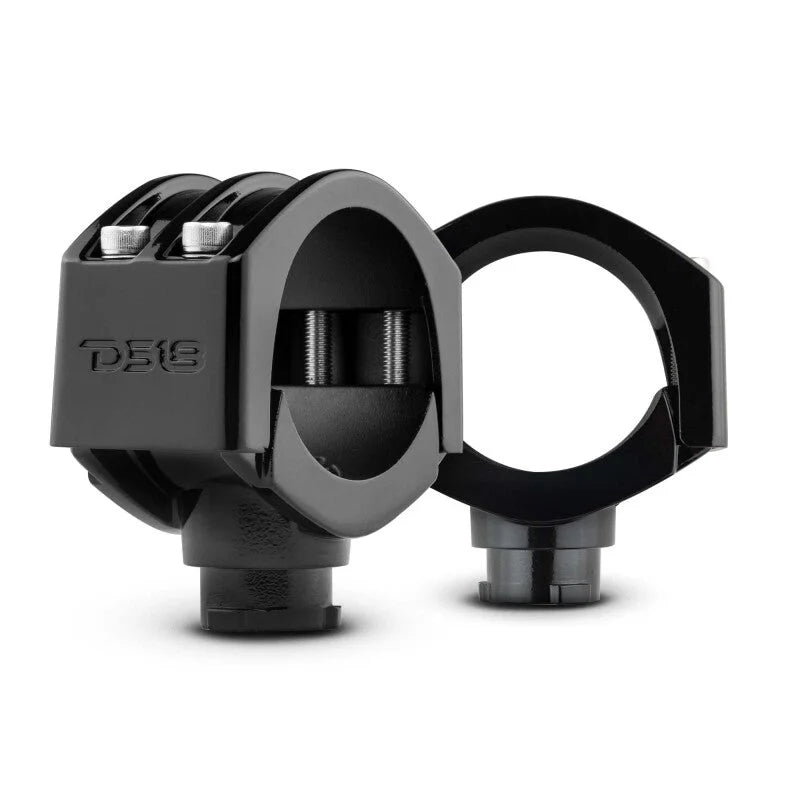 DS18 Tube Mounting Clamp 3in 2.75in 2.5in 2.25in Rubber Adapter For NXL-X and CF-X Towers Black - Main Product View