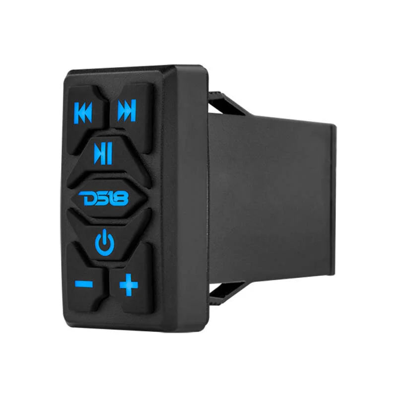 DS18 Waterproof Rocker Switch Bluetooth Audio Receiver w/ Controls - Installation View