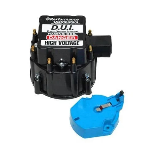 DUI Distributor Cap Rotor & Coil Kit GM HEI Racing Kit 121000BK