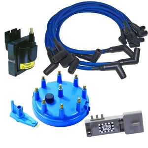 DUI Distributor Ignition Kit Firepower 84-93 Mustang Blue 5-0KIT-BL
