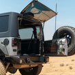 Load image into Gallery viewer, DV8 07-18 Jeep Wrangler JK Body Mounted Tire Carrier - Back View