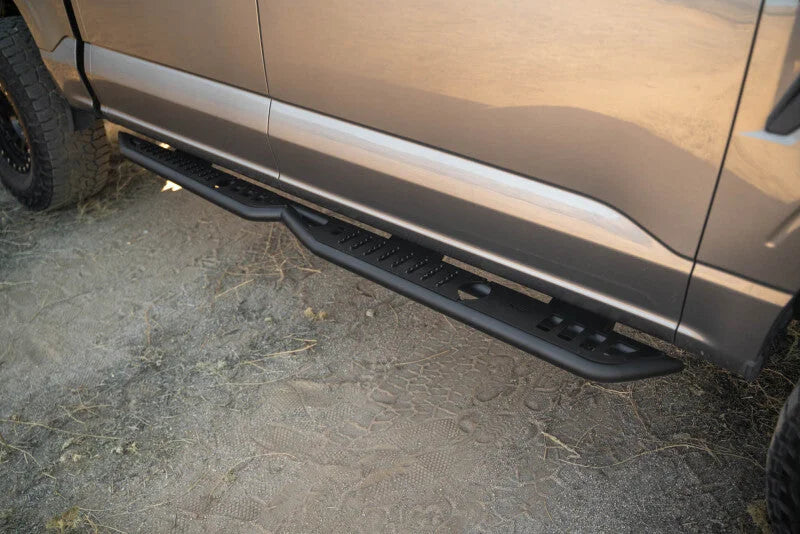 DV8 15-24 Ford F-150 Crew Cab - OE Plus Side Steps - Side View