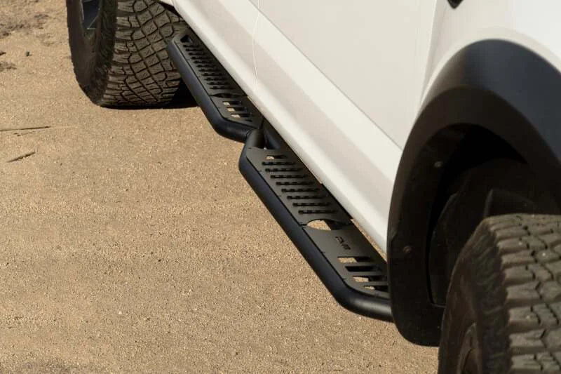 DV8 15-24 Ford F-150 Crew Cab - OE Plus Side Steps - Installation View