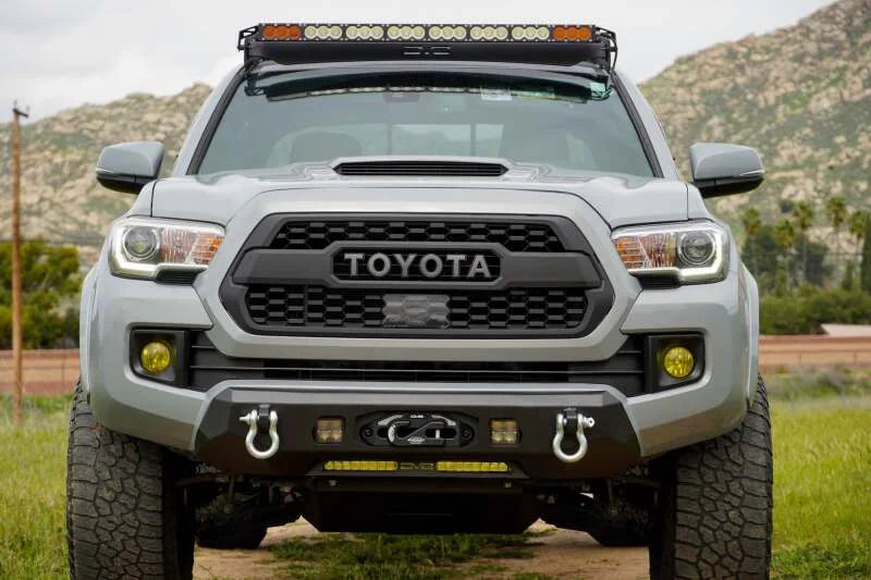 DV8 16-23 Toyota Tacoma Center Mount Winch Front Bumper - Additional View 8