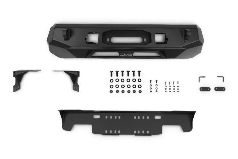 DV8 16-23 Toyota Tacoma Center Mount Winch Front Bumper - Additional View 12