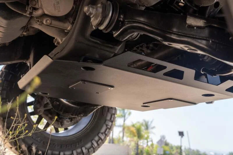 DV8 16-23 Toyota Tacoma Front Skid Plate - Back View