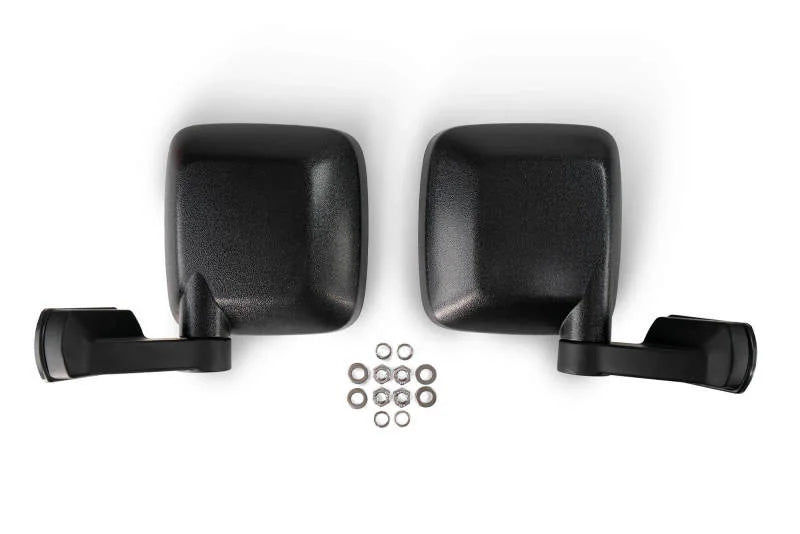 DV8 18-22 Jeep 4 Door JL/JT Aluminum Half Doors with Perforated Mesh Front - Additional View 6