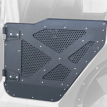 Load image into Gallery viewer, DV8 18-22 Jeep 4 Door JL/JT Aluminum Half Doors with Perforated Mesh Rear - Additional View 7