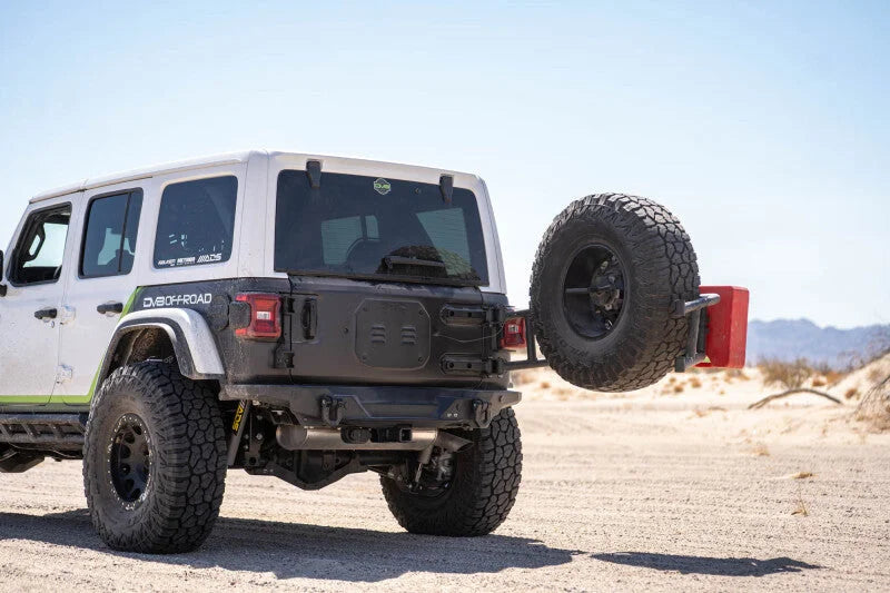 DV8 18-25 Jeep Wrangler JL Body Mounted Tire Carrier - Additional View 5