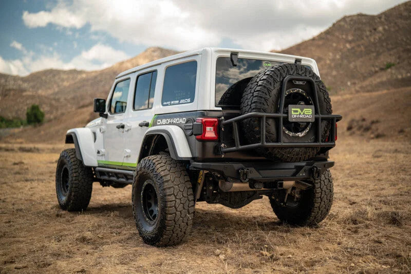 DV8 18-25 Jeep Wrangler JL Body Mounted Tire Carrier - Additional View 17