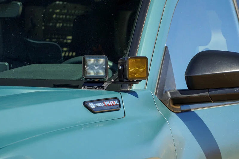 DV8 2025+ Toyota 4Runner Ditch Light Brackets - Pair - Back View