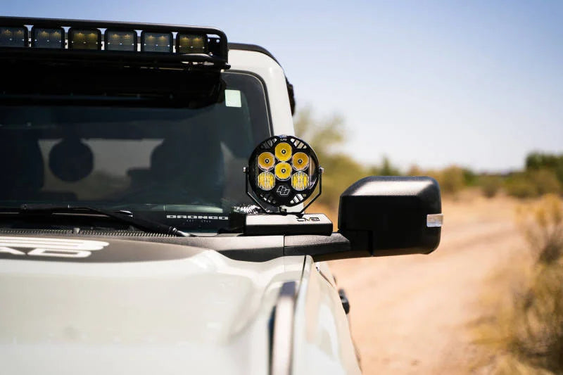 DV8 21-22 Ford Bronco A-Pillar Pod Light Mounts - Additional View 12