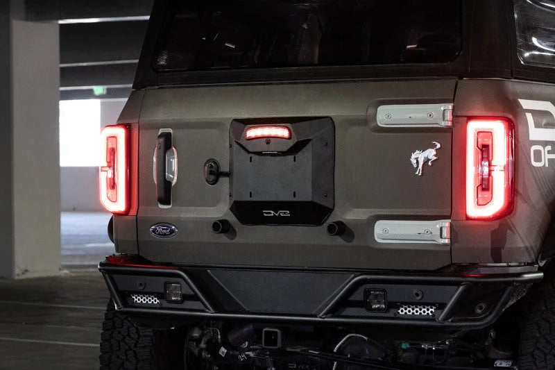 DV8 21-22 Spare Tire Delete - Side View