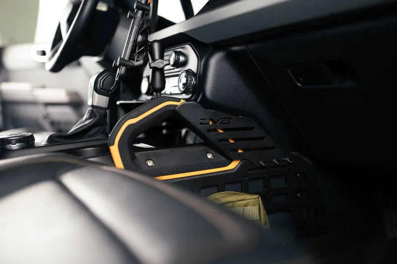 DV8 21-23 Ford Bronco Center Console Molle Panels & Bridge - Back View