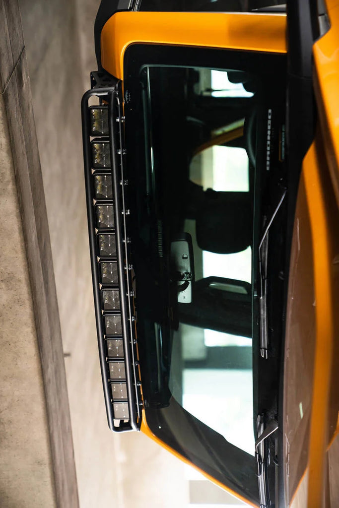 DV8 21+ Ford Bronco Curved Light Bracket for 12 3in. Pod Lights - Side View